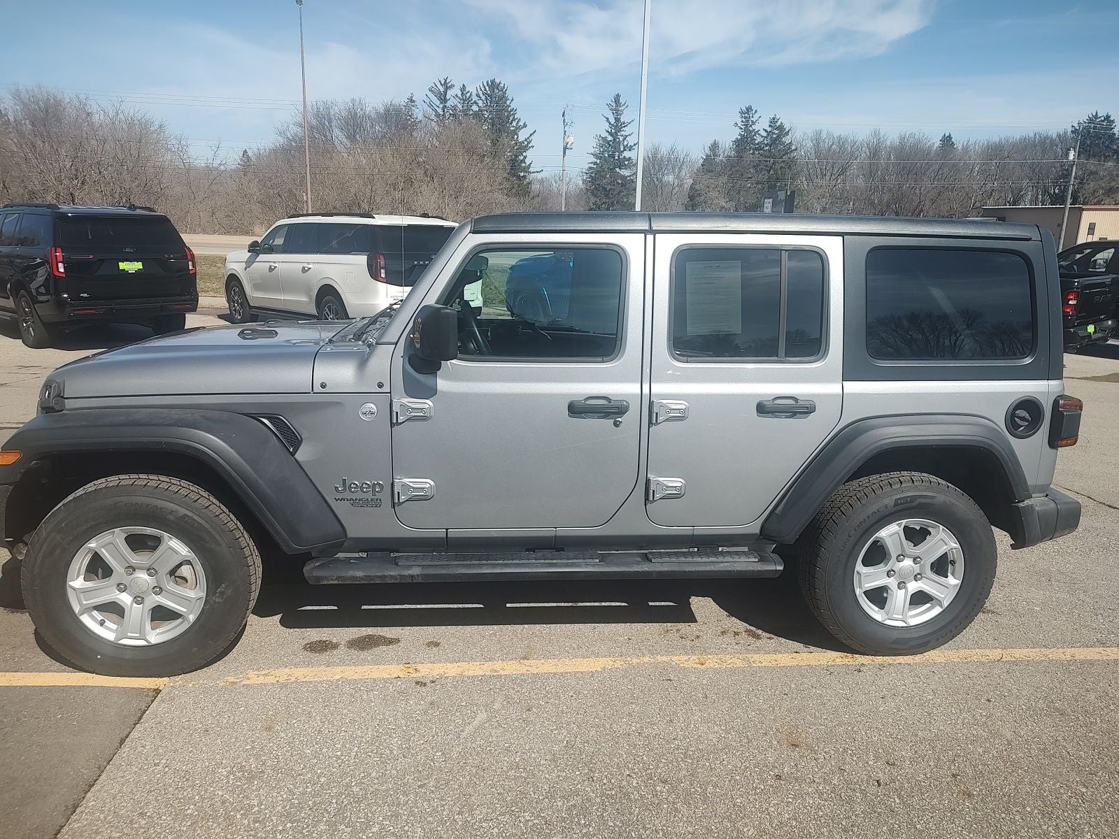 Certified 2018 Jeep All-New Wrangler Unlimited Sport S with VIN 1C4HJXDG6JW136101 for sale in Austin, Minnesota