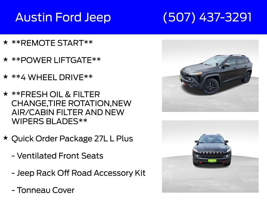 2017 Jeep Cherokee Trailhawk L Plus 4x4