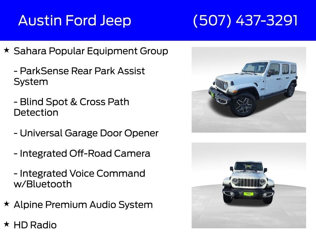 2026 Jeep Wrangler WRANGLER 4-DOOR SAHARA