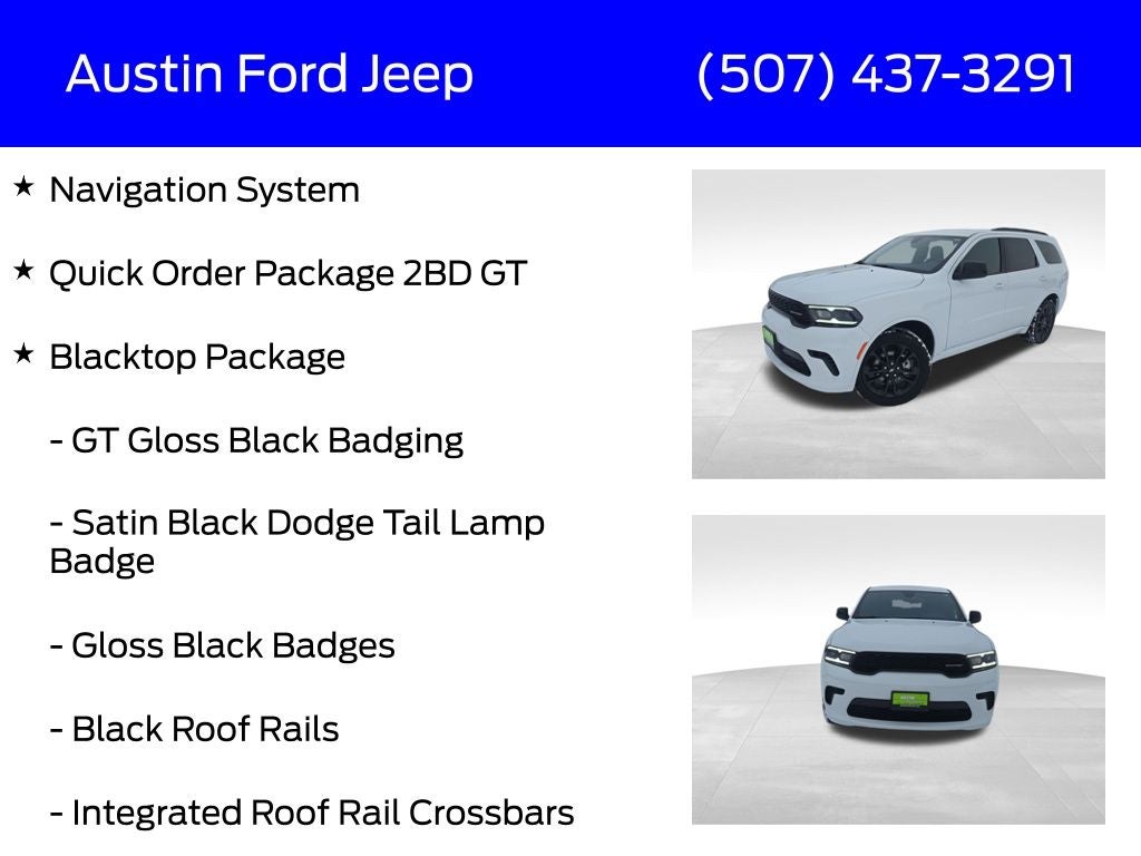 2026 Dodge Durango DURANGO GT AWD