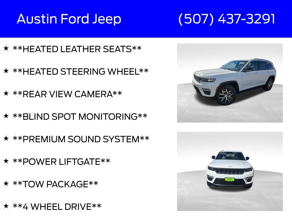 2025 Jeep Grand Cherokee GRAND CHEROKEE LIMITED 4X4