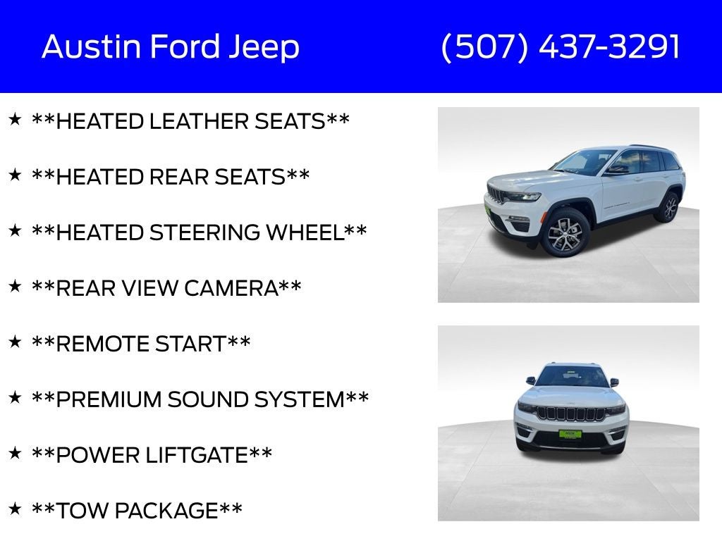 2025 Jeep Grand Cherokee GRAND CHEROKEE LIMITED 4X4