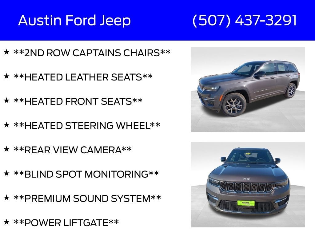 2025 Jeep Grand Cherokee GRAND CHEROKEE LIMITED 4X4