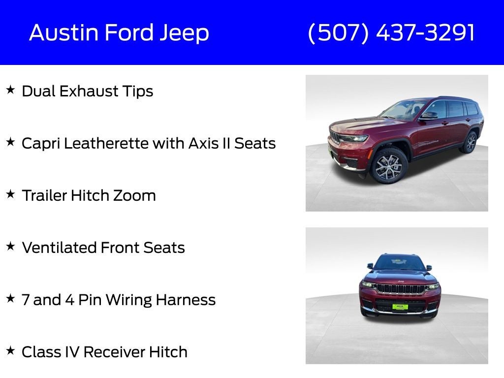 2025 Jeep Grand Cherokee GRAND CHEROKEE L LIMITED 4X4