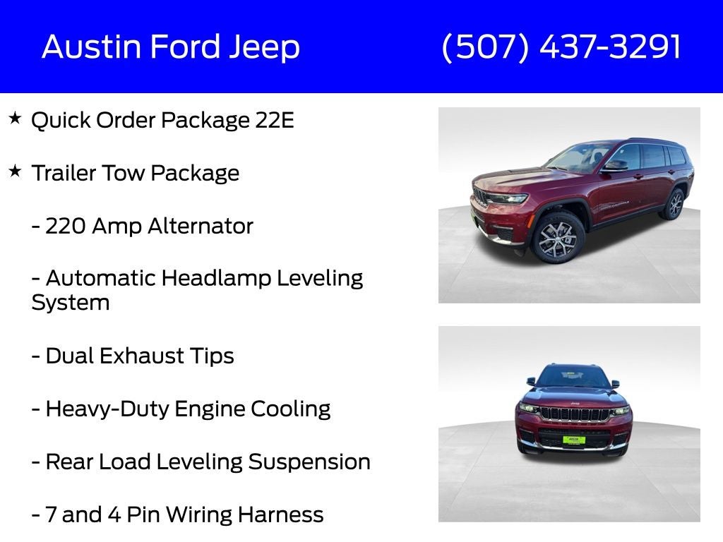 2025 Jeep Grand Cherokee GRAND CHEROKEE L LIMITED 4X4