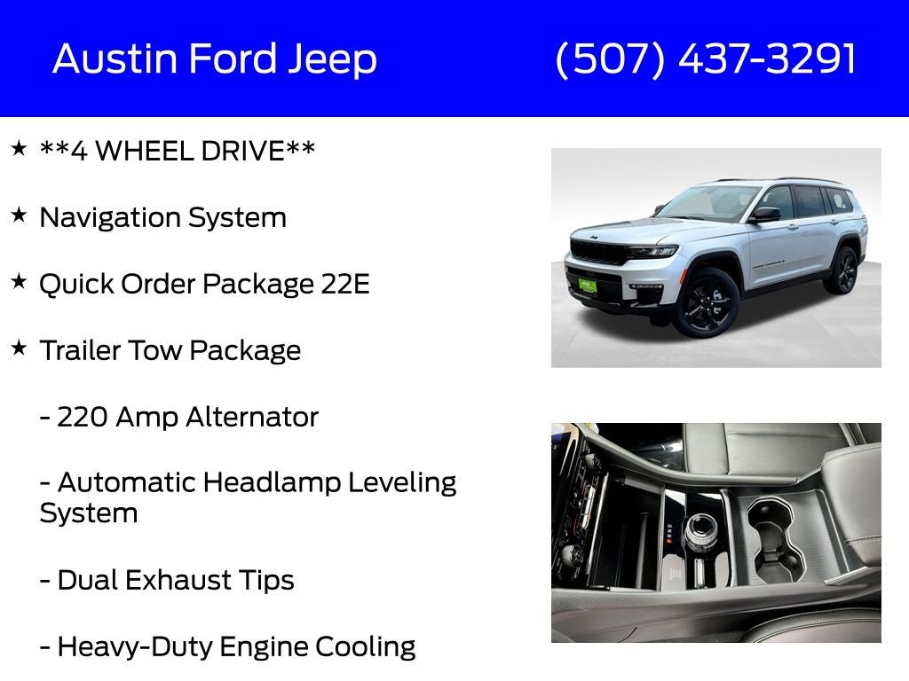 2025 Jeep Grand Cherokee GRAND CHEROKEE L LIMITED 4X4