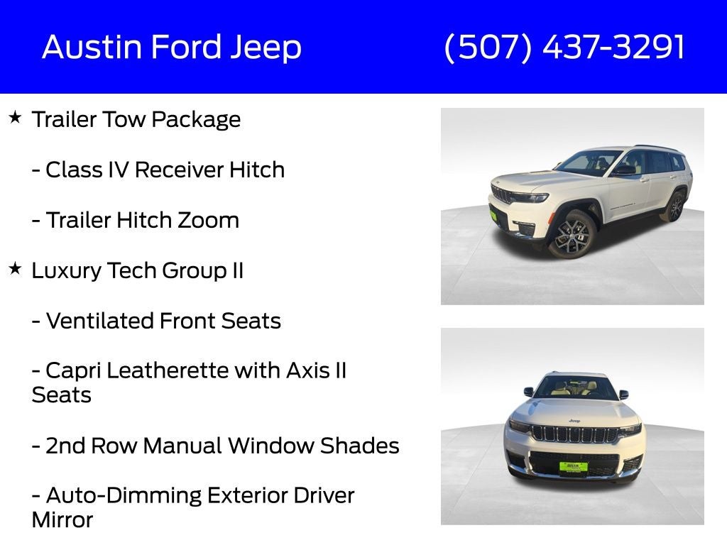 2025 Jeep Grand Cherokee GRAND CHEROKEE L LIMITED 4X4