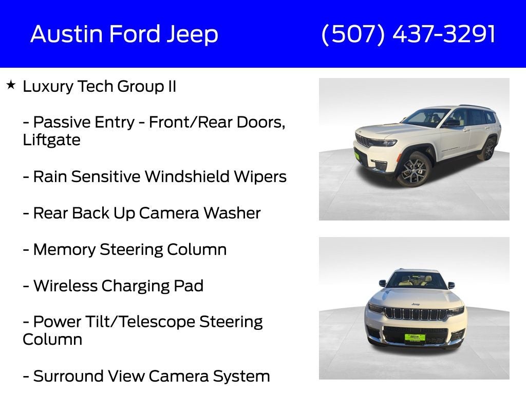 2025 Jeep Grand Cherokee GRAND CHEROKEE L LIMITED 4X4