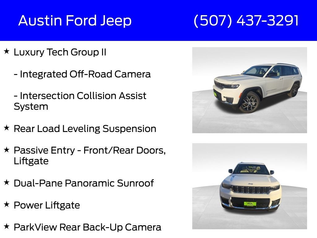 2025 Jeep Grand Cherokee GRAND CHEROKEE L LIMITED 4X4