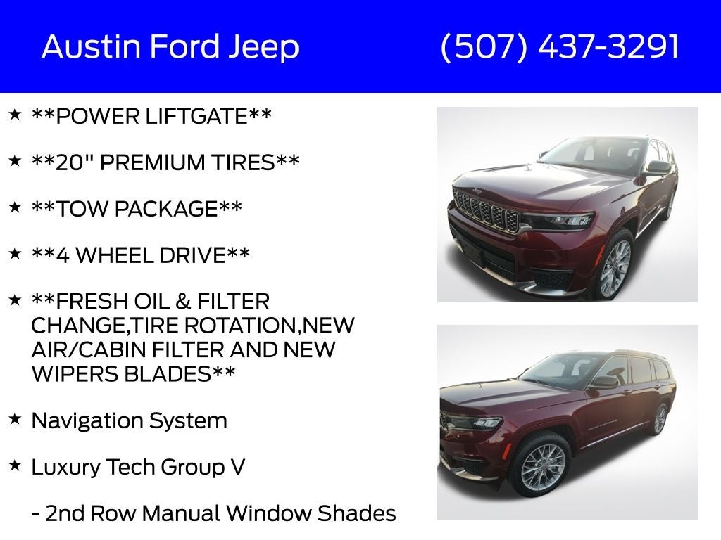 2023 Jeep Grand Cherokee L Summit 4x4