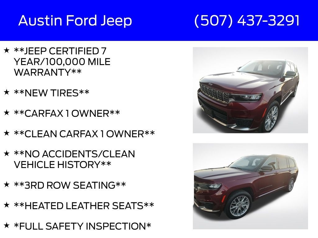 2023 Jeep Grand Cherokee L Summit 4x4