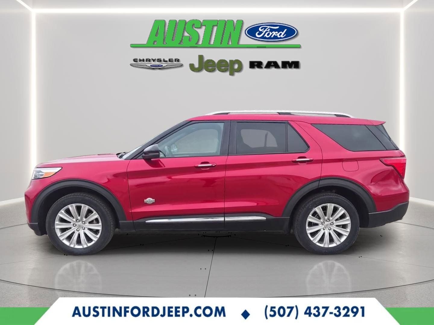 Used 2022 Ford Explorer King Ranch with VIN 1FM5K8LC5NGA32070 for sale in Austin, Minnesota
