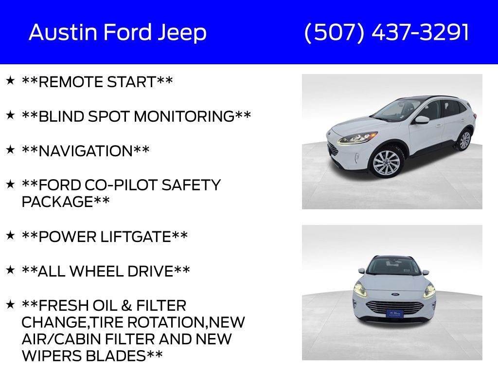 2021 Ford Escape Titanium Hybrid