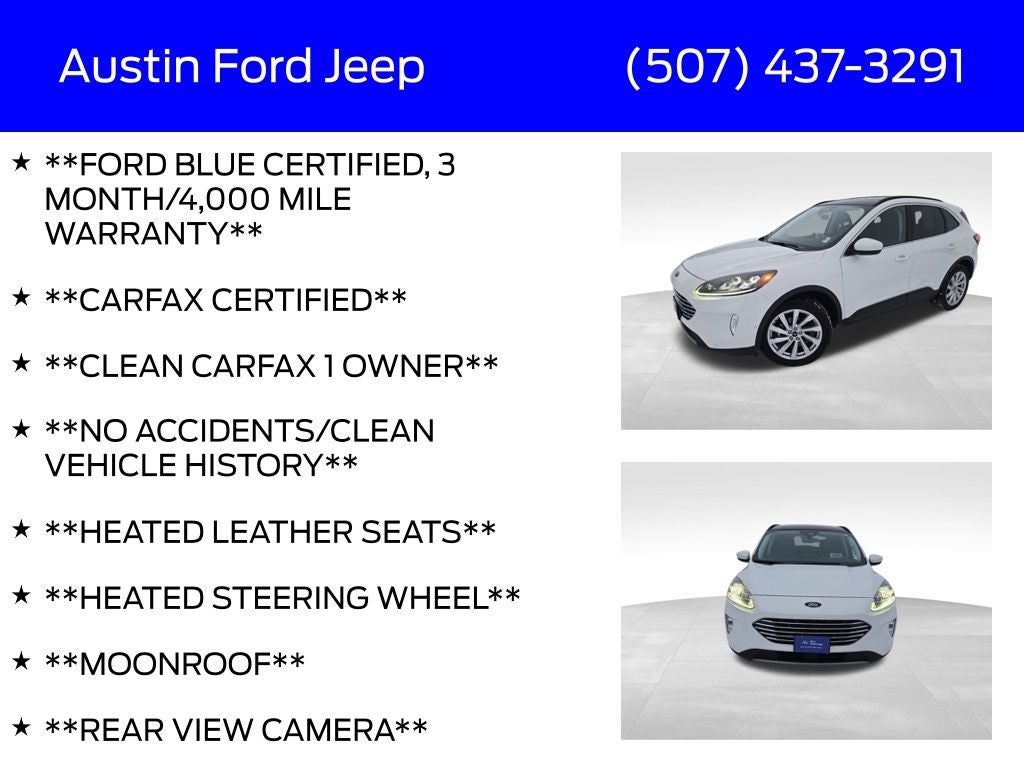 2021 Ford Escape Titanium Hybrid