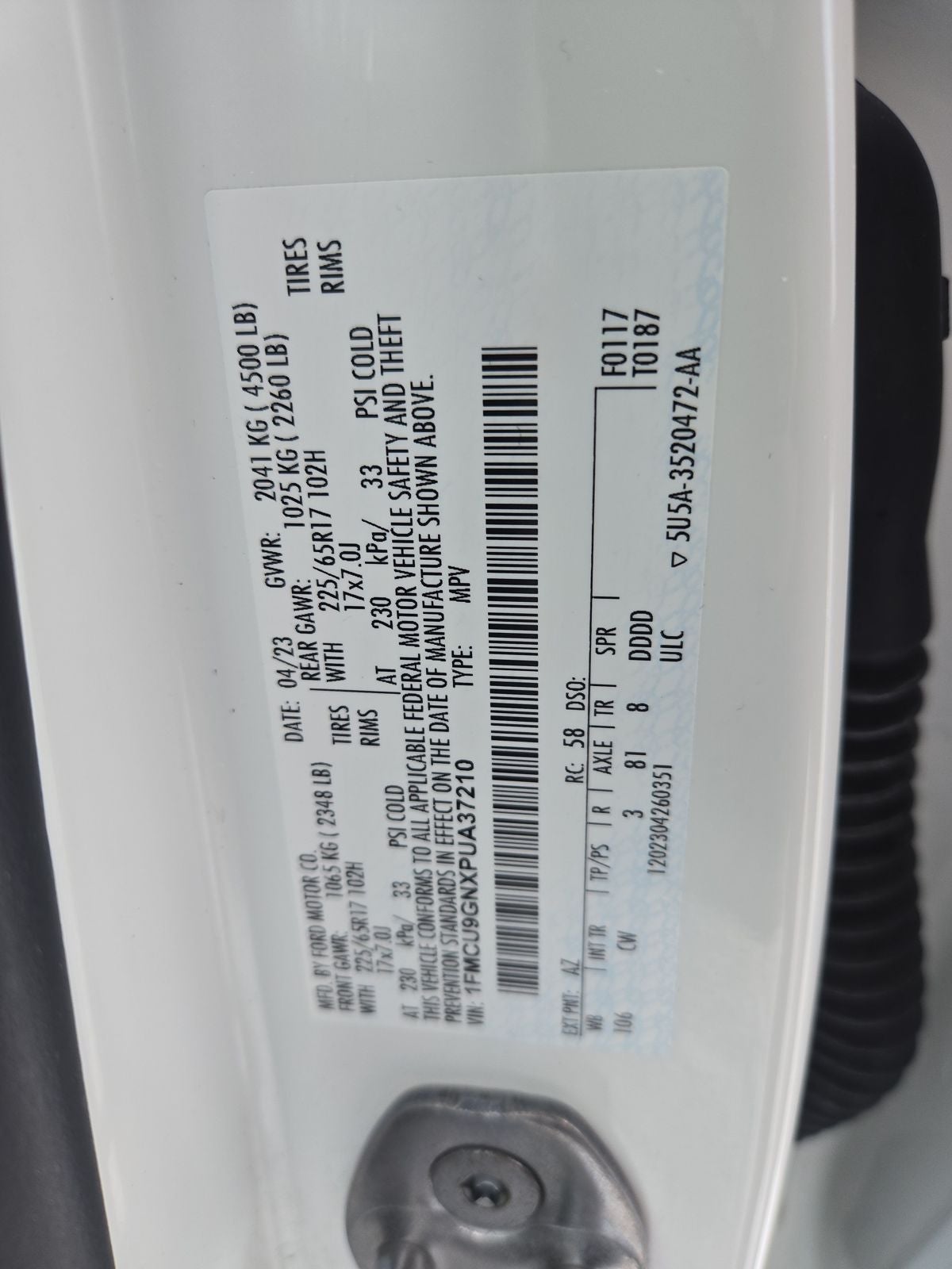 2023 Ford Escape Active