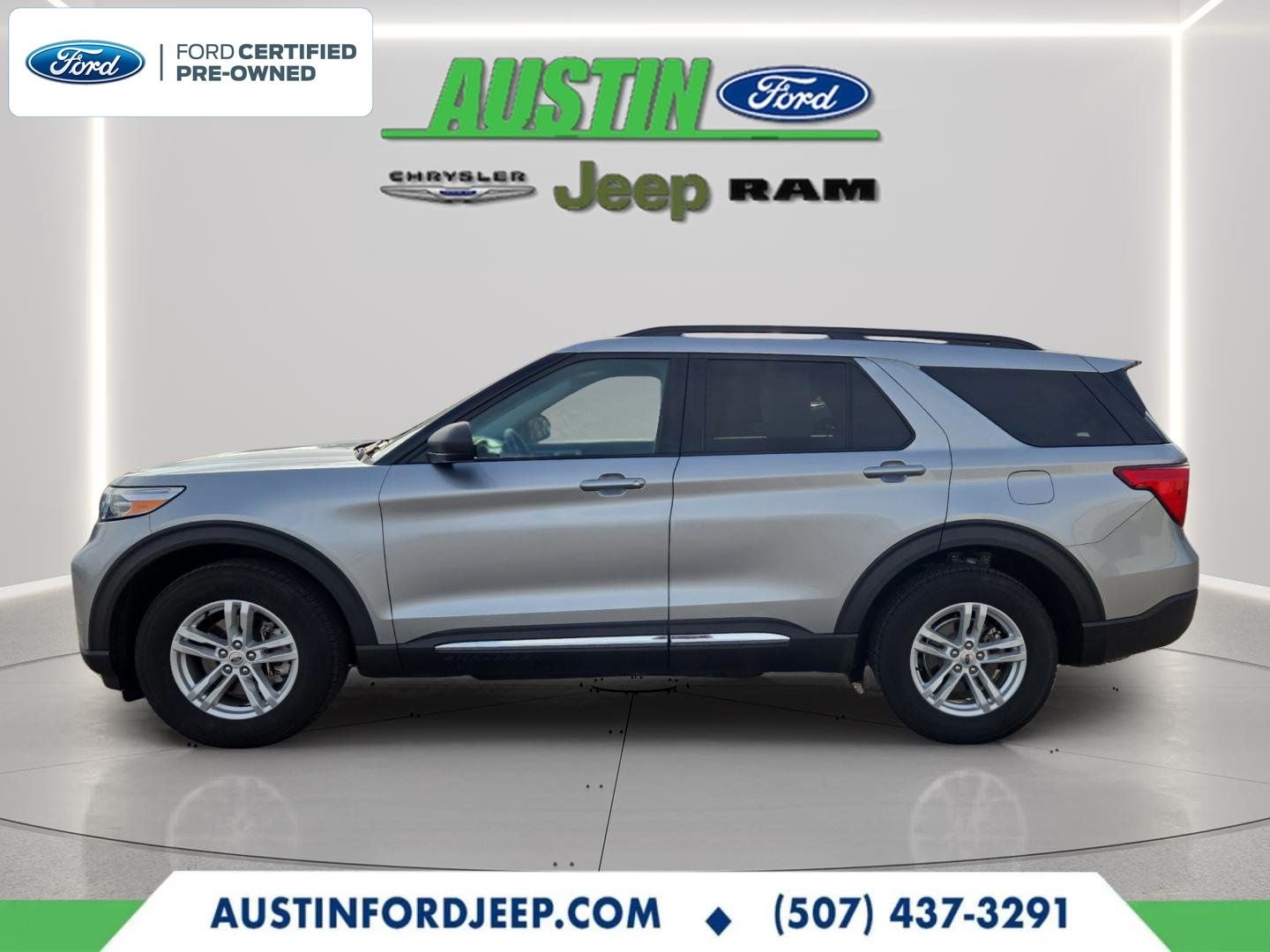 Used 2021 Ford Explorer XLT with VIN 1FMSK8DH0MGB46621 for sale in Austin, Minnesota