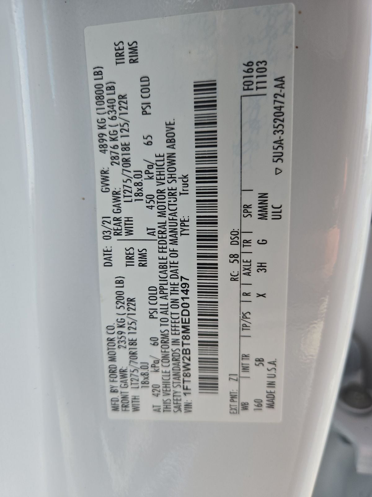 2021 Ford F-250 LARIAT