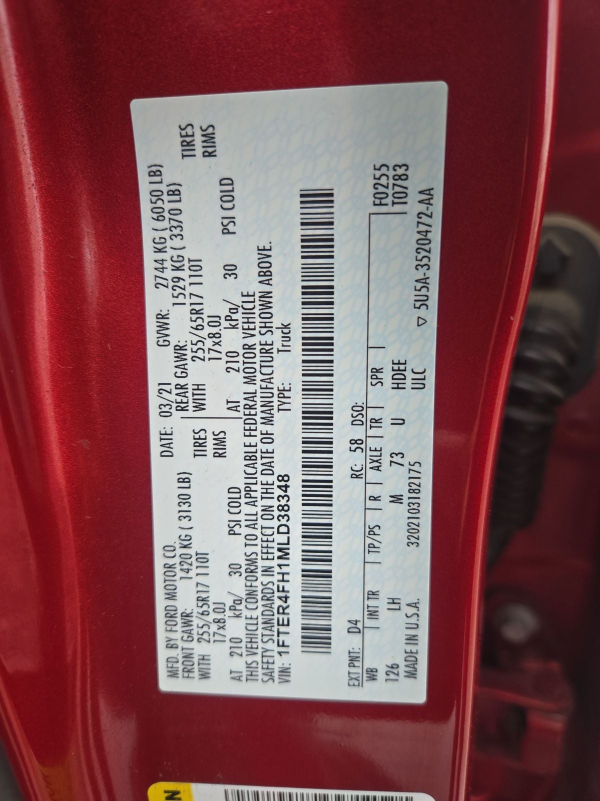 2021 Ford Ranger XLT