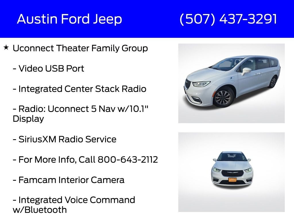 2022 Chrysler Pacifica Hybrid Touring L