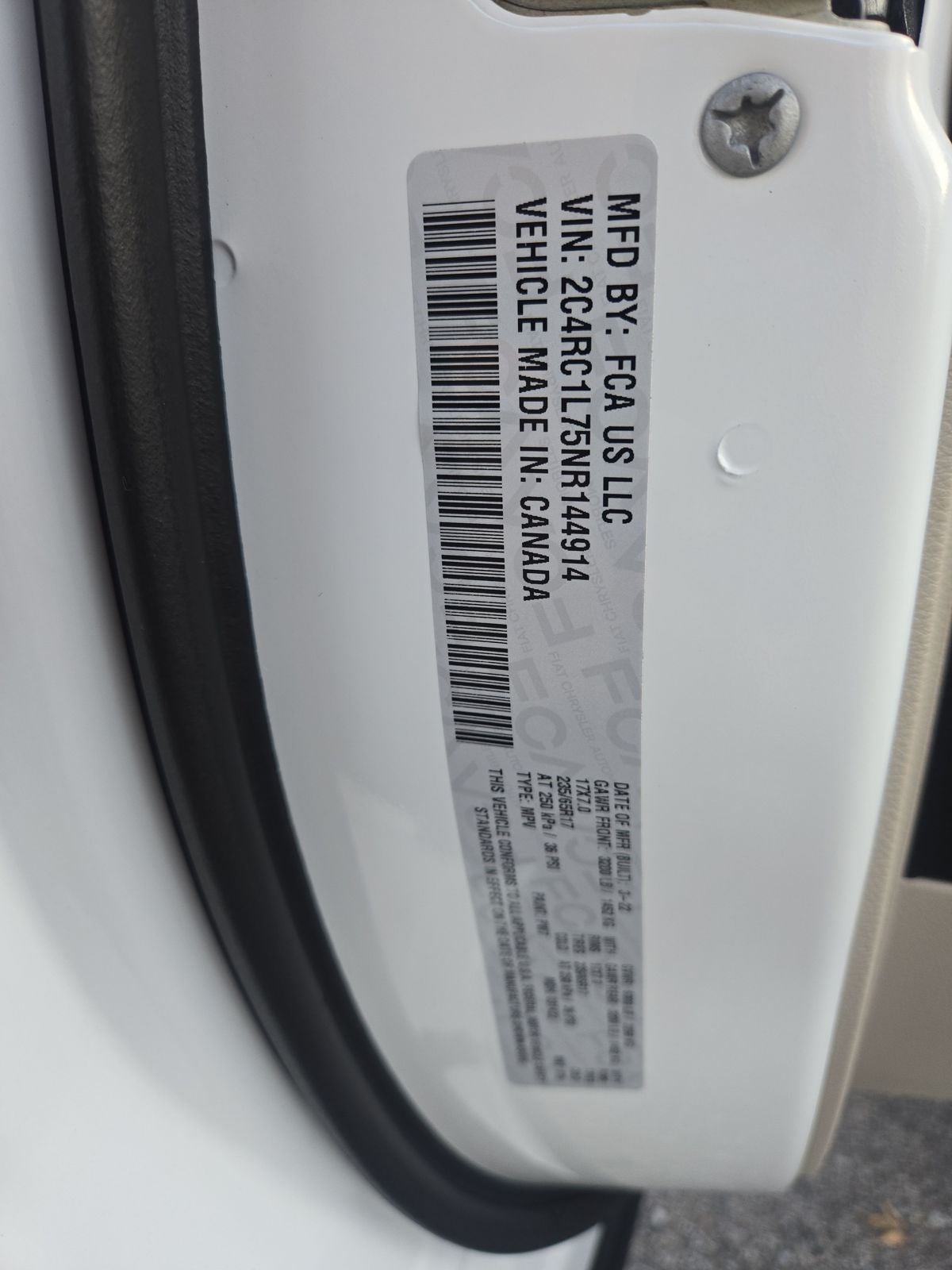 2022 Chrysler Pacifica Hybrid Touring L