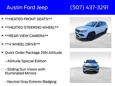 2026 Jeep Compass COMPASS LATITUDE ALTITUDE 4X4