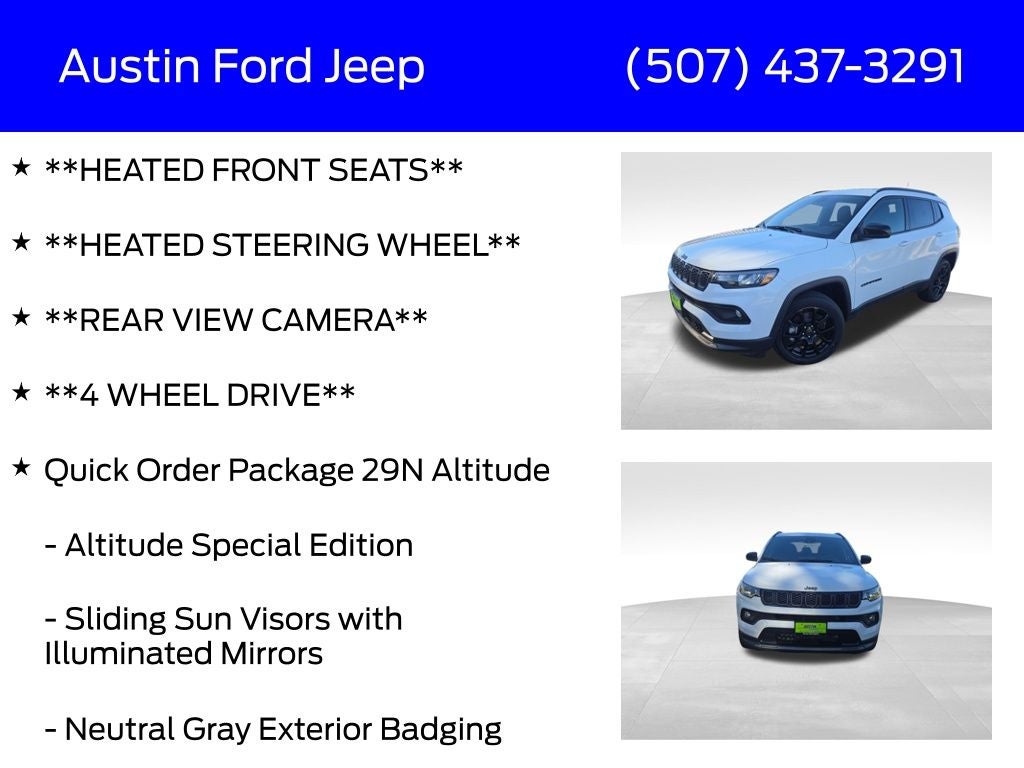 2026 Jeep Compass COMPASS LATITUDE ALTITUDE 4X4