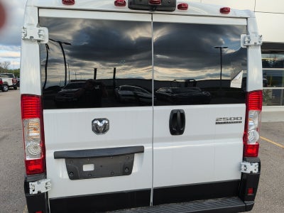 2025 RAM ProMaster 2500 Cargo Van Tradesman Low Roof 136' WB w/Pass Seat