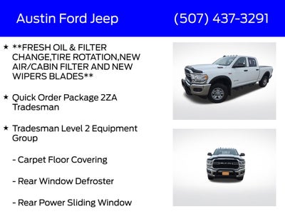 2020 RAM 2500 Tradesman Crew Cab 4X4 6'4' Box