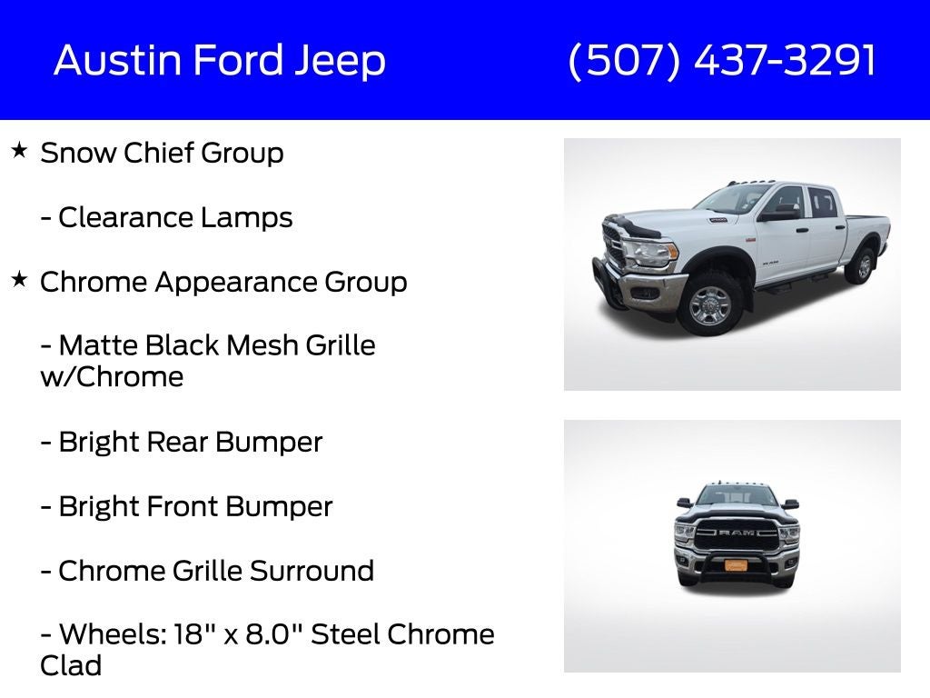 2020 RAM 2500 Tradesman Crew Cab 4X4 6'4' Box