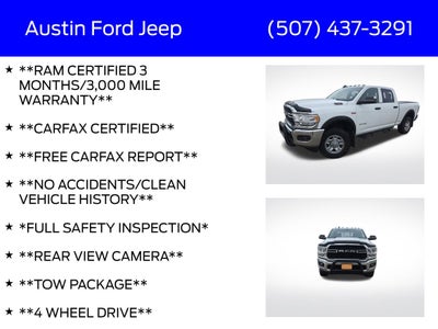 2020 RAM 2500 Tradesman Crew Cab 4X4 6'4' Box