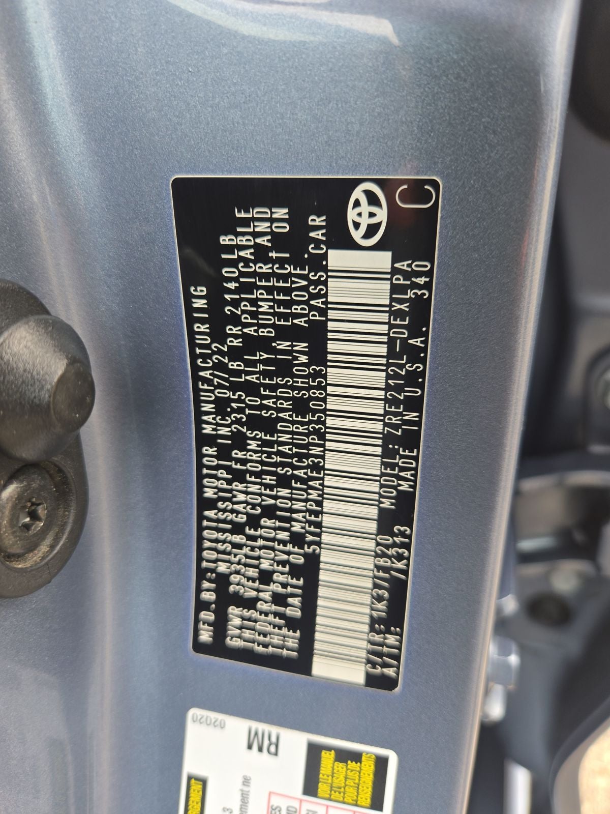 2022 Toyota Corolla LE