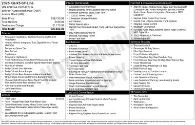 2025 Kia K5 GT-Line