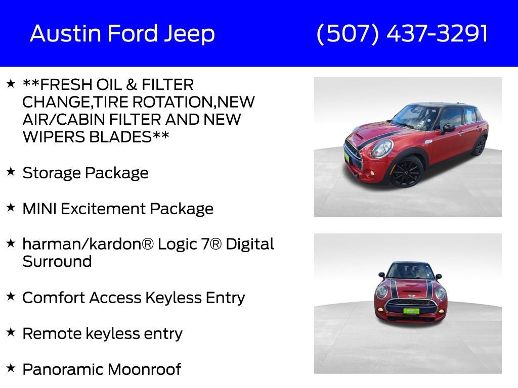 2017 MINI Hardtop 4 Door Cooper S