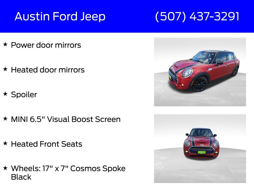 2017 MINI Hardtop 4 Door Cooper S