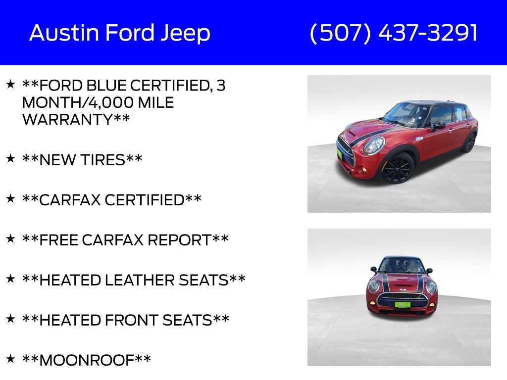 2017 MINI Hardtop 4 Door Cooper S