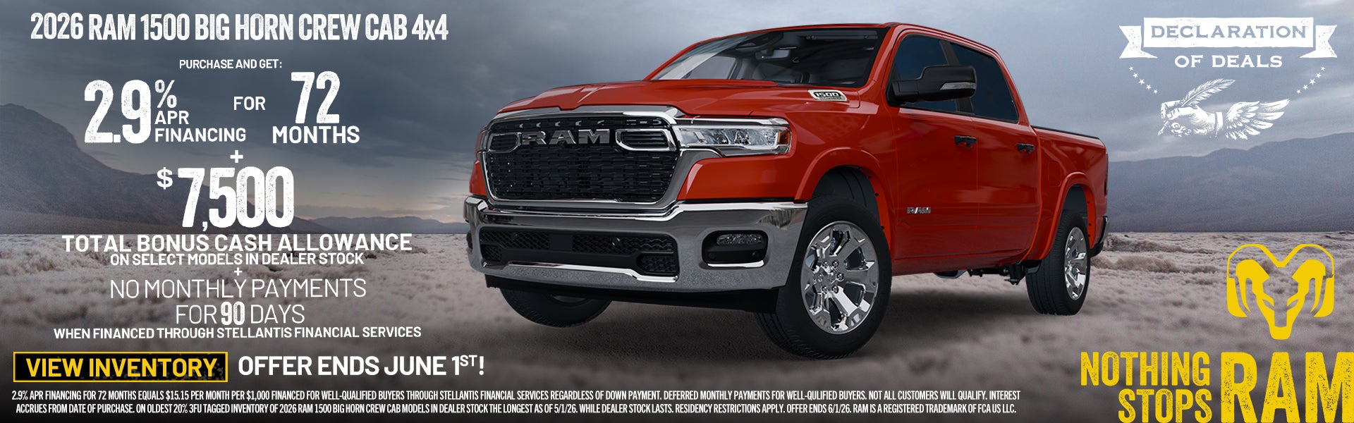 2026 RAM 1500 BIG HORN