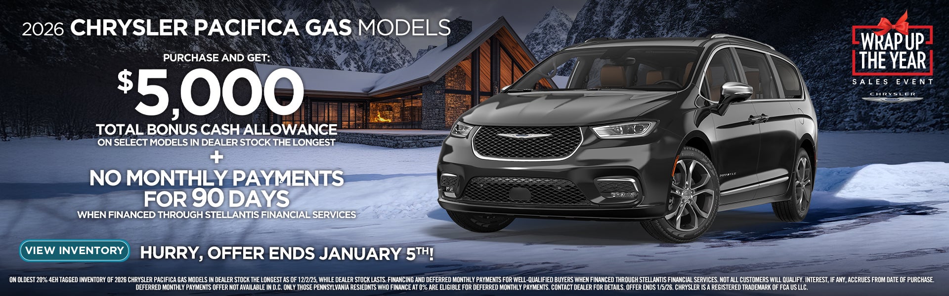 2026 CHRYSLER PACIFICA GAS